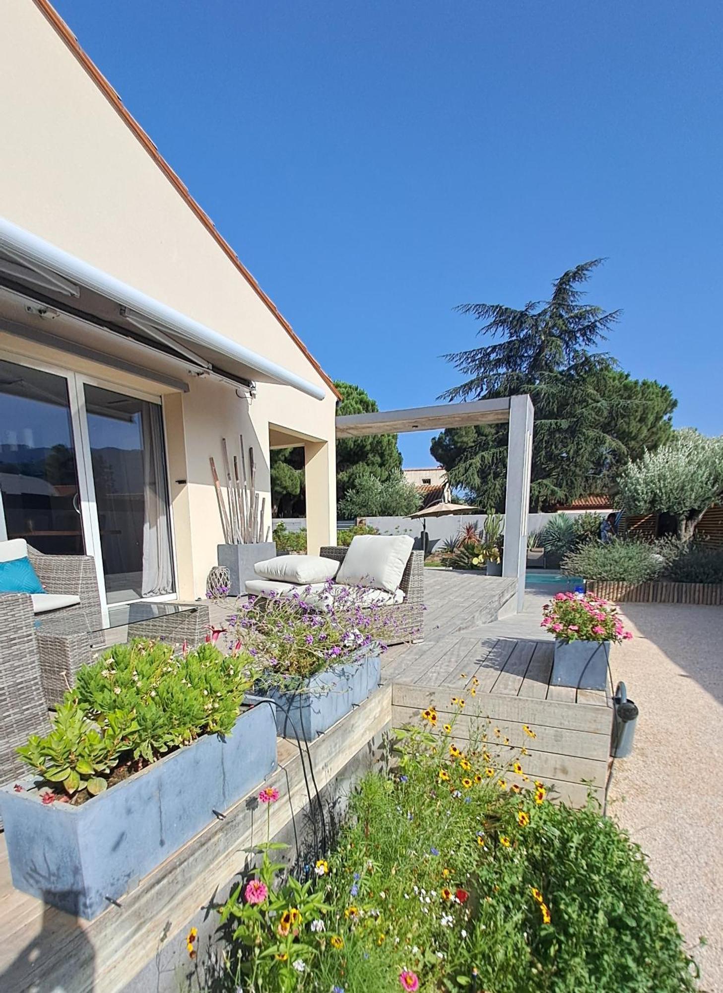 Belle Villa Avec Piscine Vue Montagne A 10 Mn De La Mer A Argeles Exterior photo